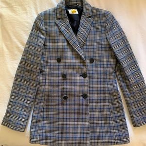 Malene Birger Blue and black plaid Blazer